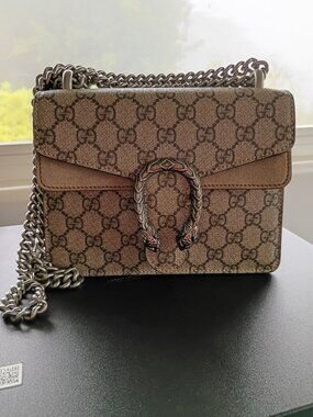 Gucci Supreme Monogram Dionysus Mini Shoulder Bag
